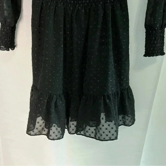 Michael Kors Glitter Polka-Dot Wrap Dress - Picture 9 of 16